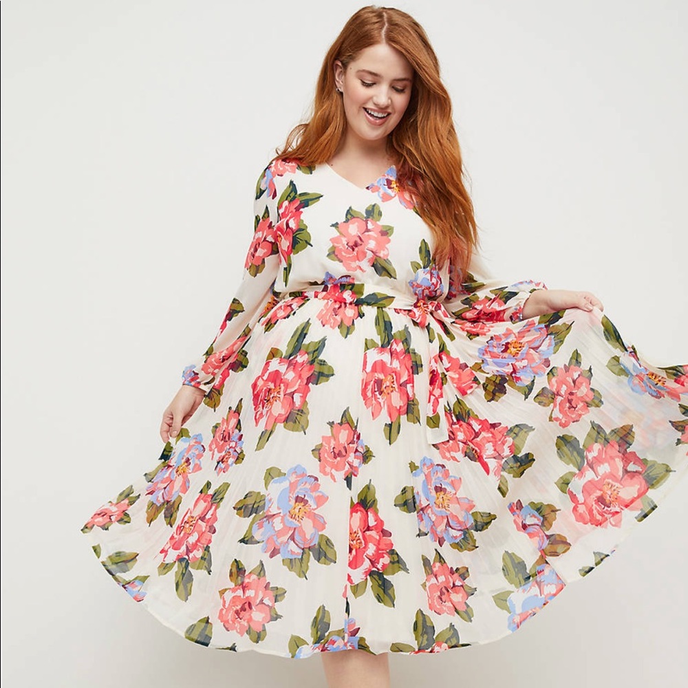 Beuaticurve X Lane Bryant Floral Dress
